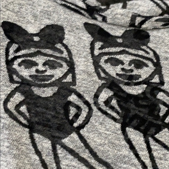Terez Dancing Twin Emoji Burnout T-shirt - Picture 2 of 2